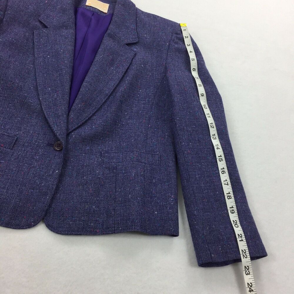Pendleton 100% Virgin Wool One Button Blazer Size… - image 8